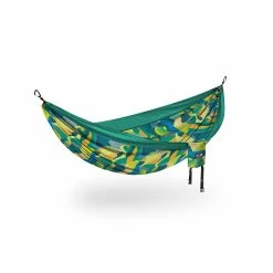 ENO DoubleNest Print Hammock (Fall 2022) -Gregory shop DNP306 Retro Emerald rsz 78351.1670880648.1280.1280 51355.1672260880