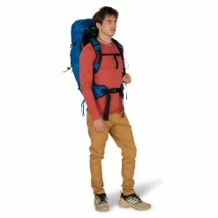 Osprey Exos 38 - Men's -Gregory shop Exos 38L S22 OnBody1 BlueRibbon rsz 44772.1675907331