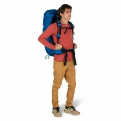 Osprey Exos 58 - Men's -Gregory shop Exos 58L S22 OnBody1 BlueRibbon rsz 76007.1650483218