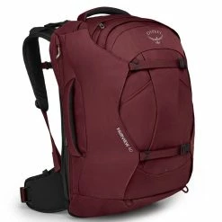 Osprey Fairview 40 Travel Pack - Women's -Gregory shop fairviewpack40 s22 side zirconred rsz 69355.1666649952