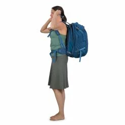 Osprey Ozone Duplex 60 Travel Pack - Women's -Gregory shop ozoneduplex 60 f18 detail adjustableharness loadlifter buoyantblue 00360.1626822672