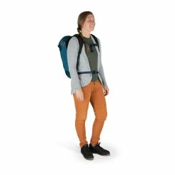 Osprey Transporter Small Zip Top Pack -Gregory shop transportersmallziptop f21 onbody1 venturiblue rsz 51247.1643836367